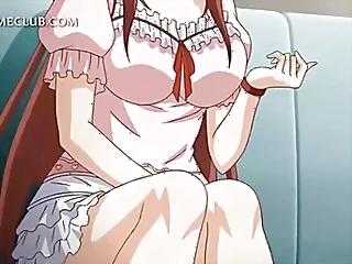 Uma mãe de anime 3D chupa um charuto rosa gordo em um close-up quente.